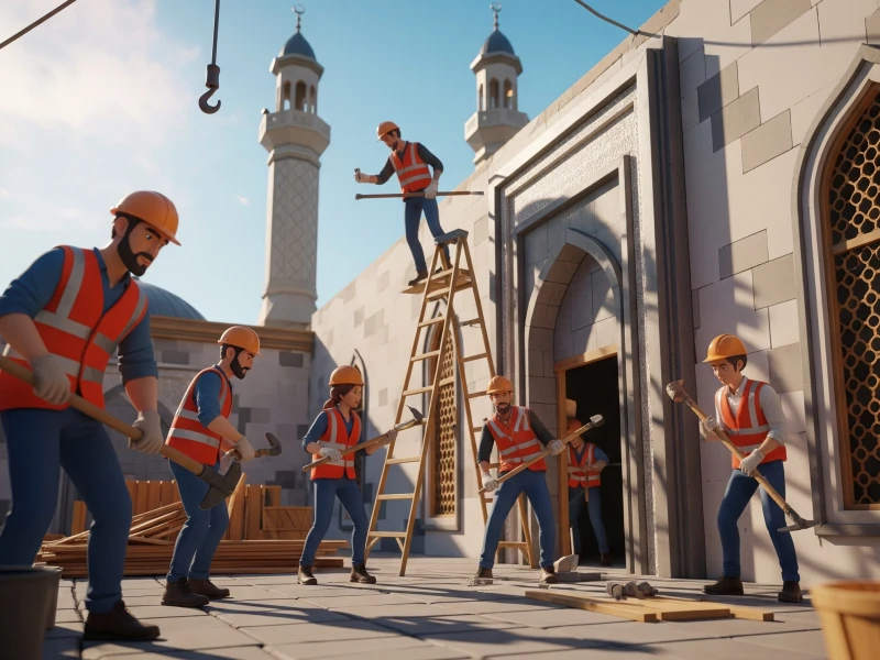 Renovasi Masjid Baitusalam Ibrahim
